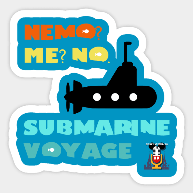 Nemo Submarines Sticker by Disney Assembled